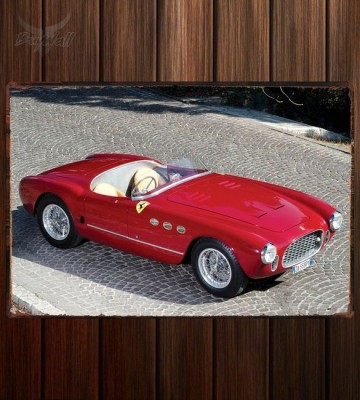 Металлическая табличка Ferrari 225S Spyder